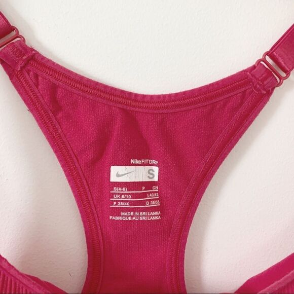 Nike FitDri Dark Pink Athletic Racerback Tank Top - Picture 4 of 7